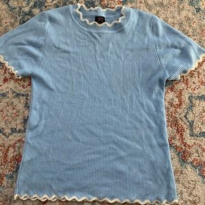 Blue and White shirt